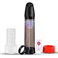 UTIMI 2-in-1 Penis Pumps Bomba eléctrica para agrandar el pene Juguetes sexuales para masturbación masculina con…